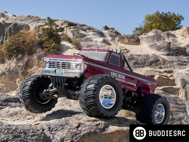 FMS 1/10 FORD F100 MONSTER TRUCK 2WD RTR FIRST BLOOD FMS11023RTRHR ...