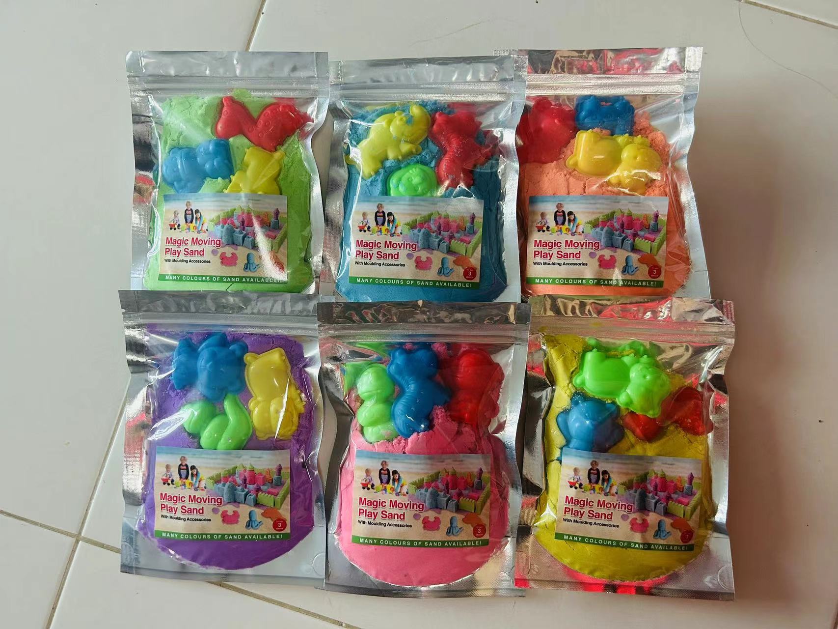Magic Moving Sand Fun Pack For Goodie Bag Sensory Kid Play 250g Pack ...