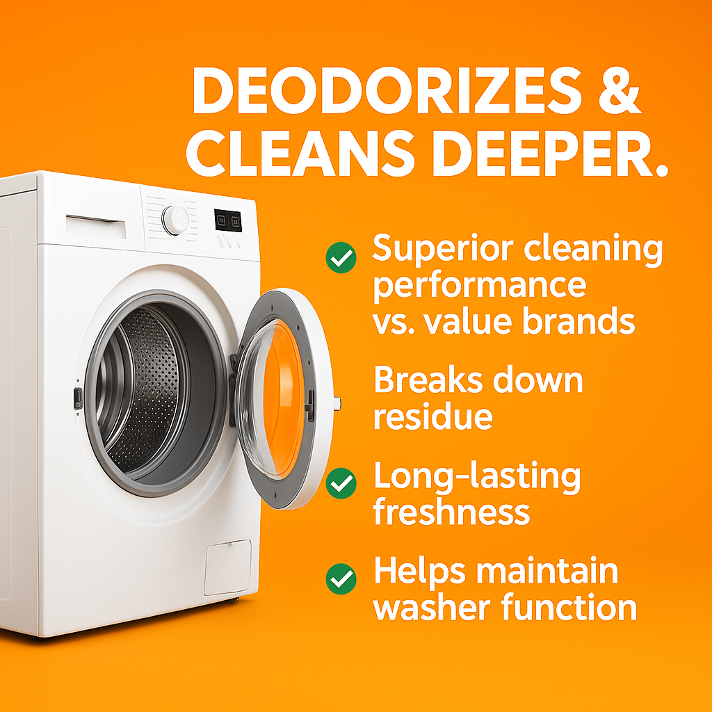 TIDE Washing Machine Cleaner with OXI, for Front and Top Loader ...