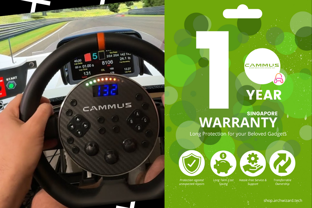 Cammus C12 Direct Drive Steering Wheel - C12 Driving Simulator Racing ...
