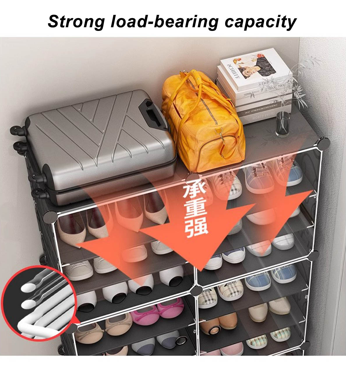 【Next-Day Delivery】 Shoe Cabinet Stackable Multifunctional Shoe Storage ...