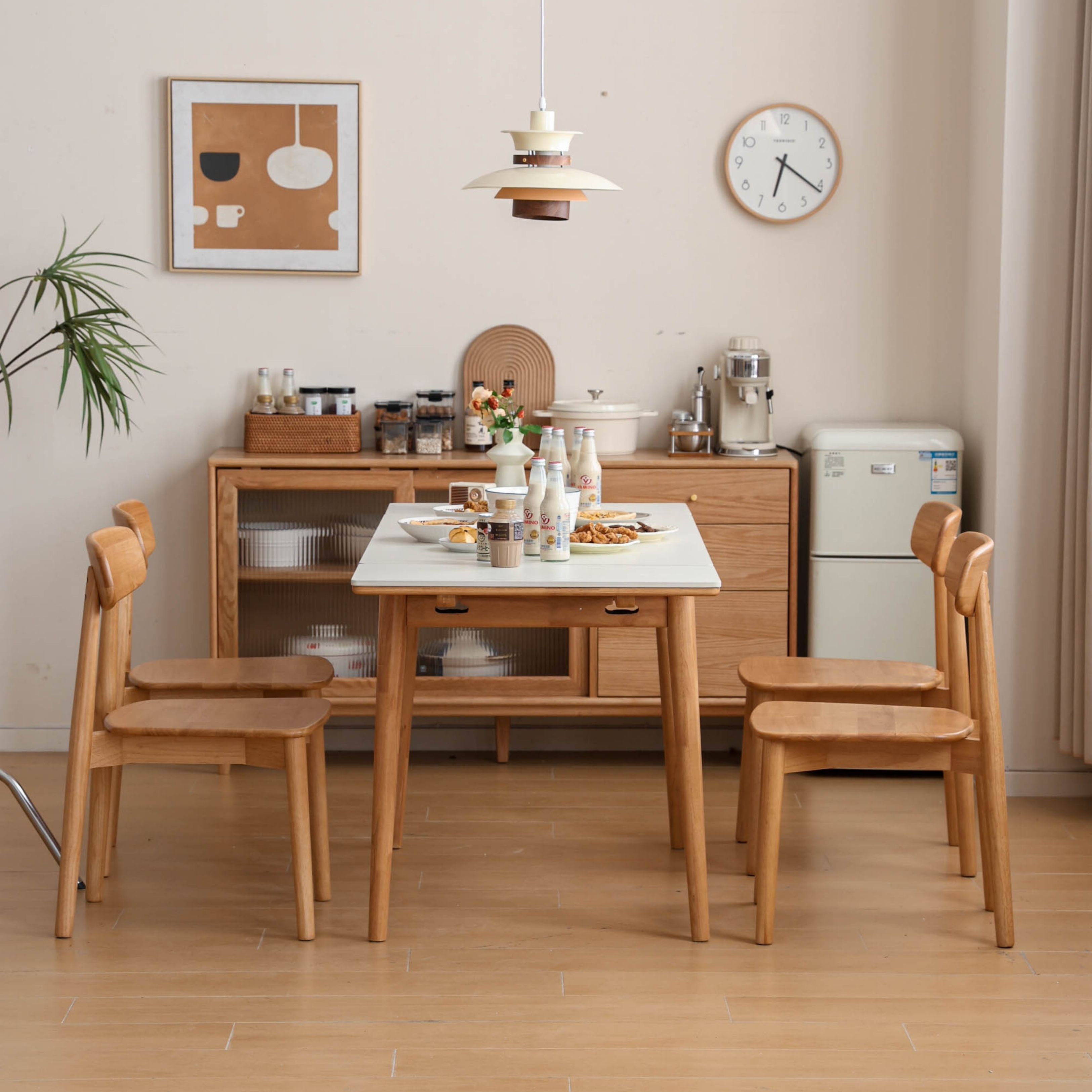 Cozylant Transform Extendable Dining Table Set / Foldable Table ...