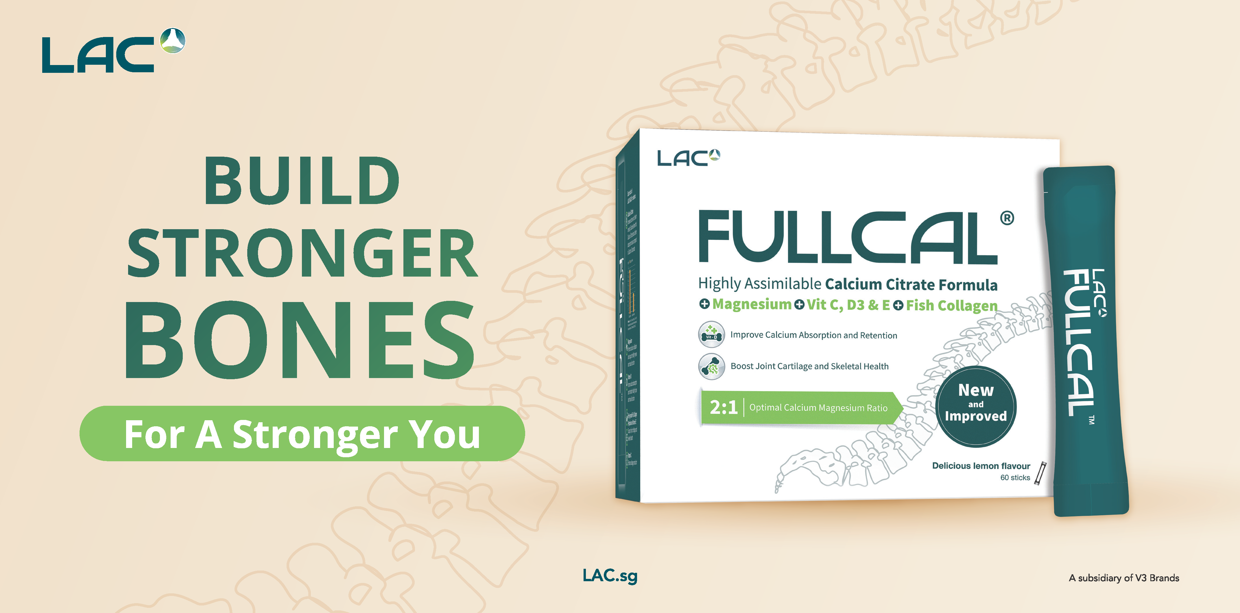[LAC FULLCAL] FullCal - Highly Assimilable Calcium Citrate Formula (60 ...