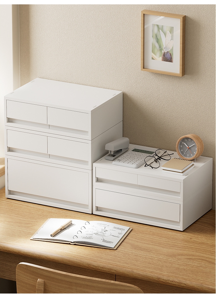 Maxvaluesg® Stackable Drawer-style Storage Box Desktop Organizer ...