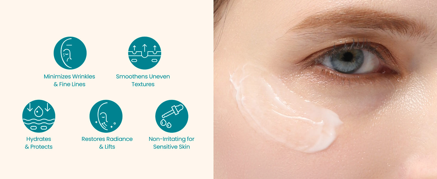 NURIVE Retinol Cream for Face Fine Lines (50ml) Facial Moisturizer and ...