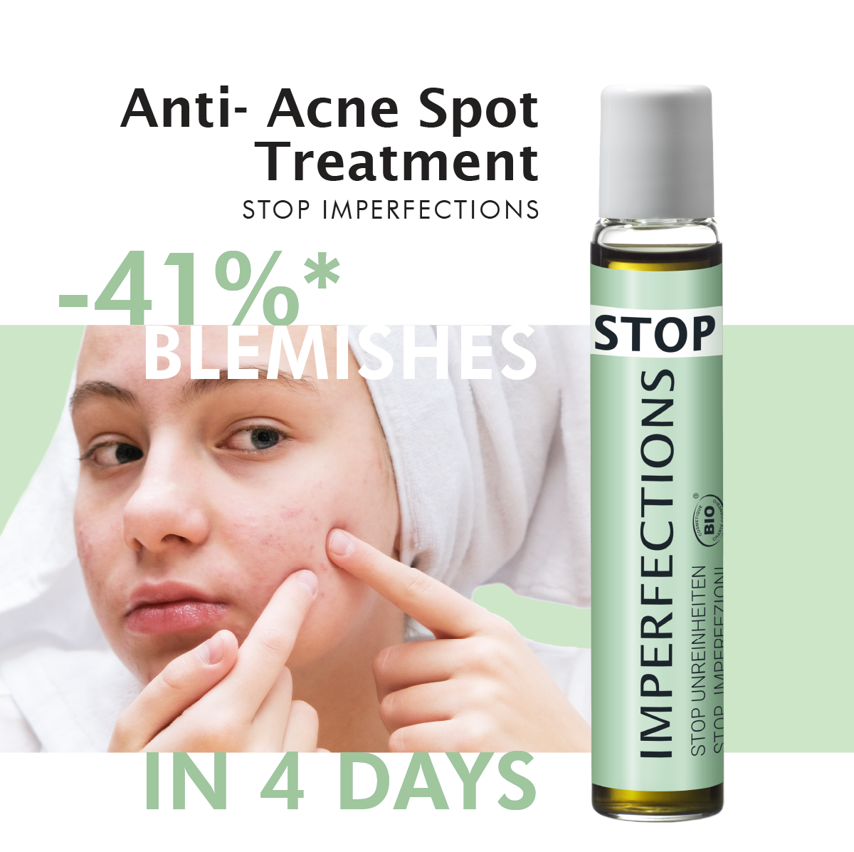 Gamarde Sebo Control Organic Acne Roll-on Spot Treatment 10ML, Anti ...