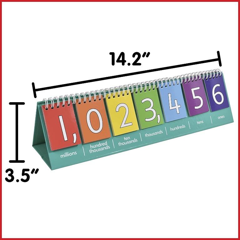 edx education Student Place Value Flip Chart Millions - in Home ...