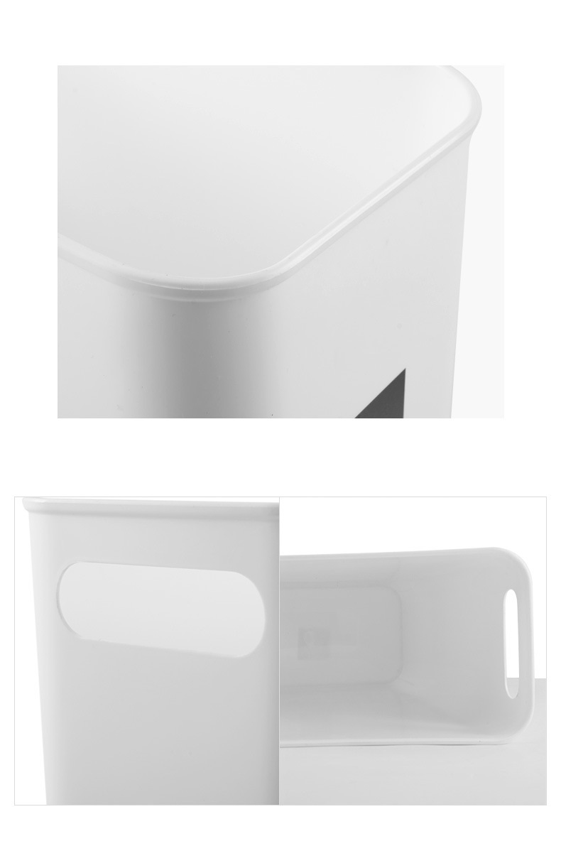 Minimalist Slim Trash Bin Dustbin without Cover Simple Design Kitchen ...