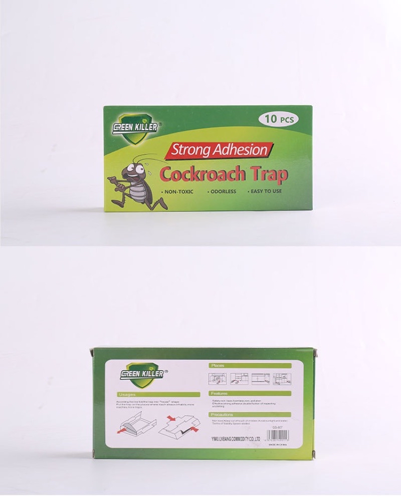 🇸🇬[SG Stock] 10pcs/Box Cockroach Trap Sticker Glue Sticky Catcher ...