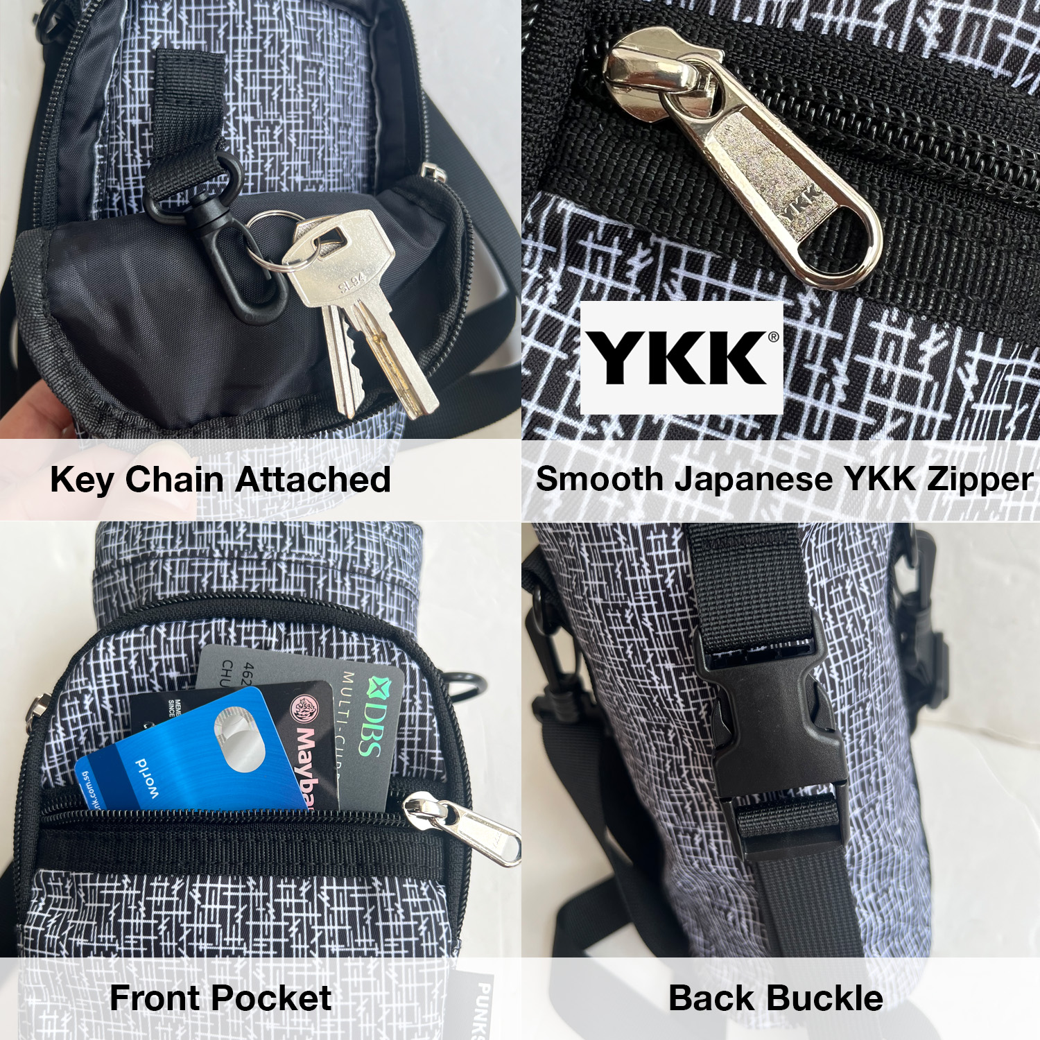 PUNKSTAR Water Bottle Sling Bag Sleeve Holder Carrier 25/32/40 OZ ...