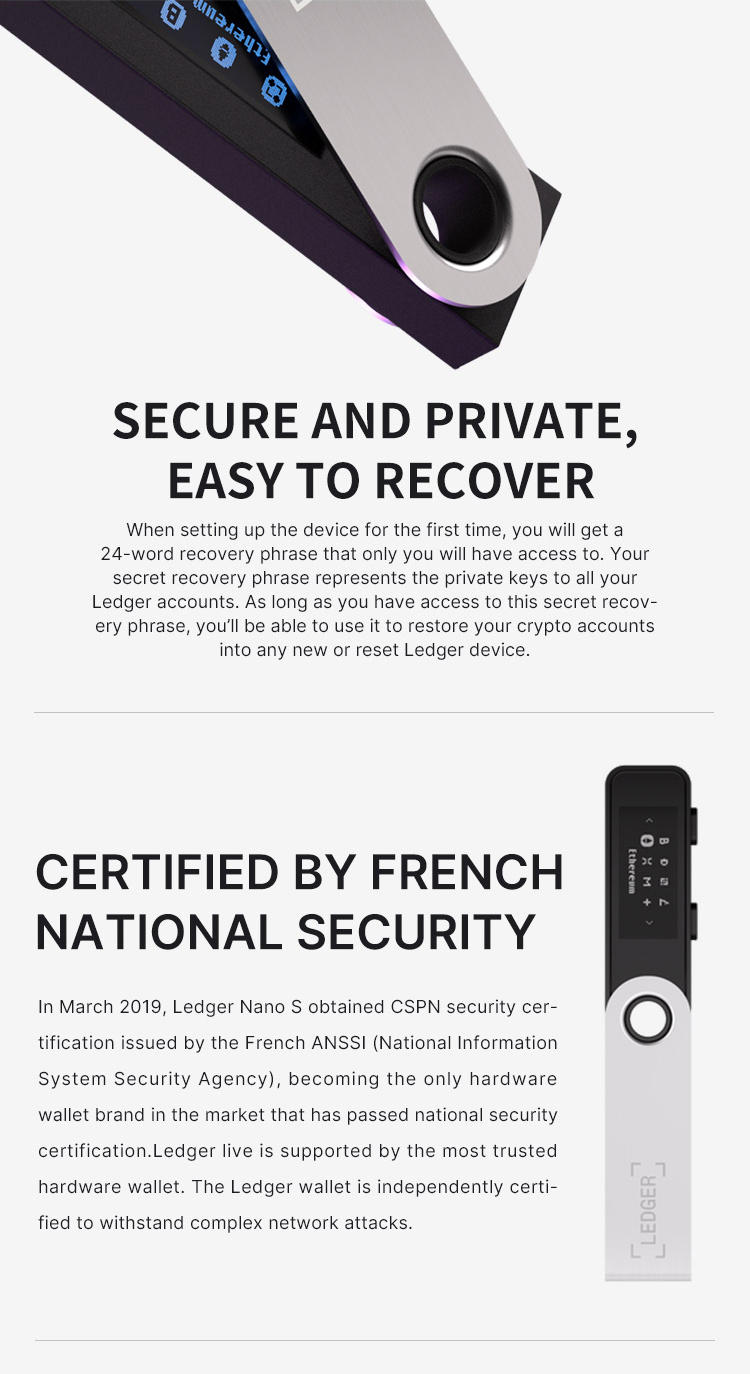 Official Authorized Retailer]Ledger Nano S Plus Crypto Hardware Cold Wallet  | Shopee Singapore