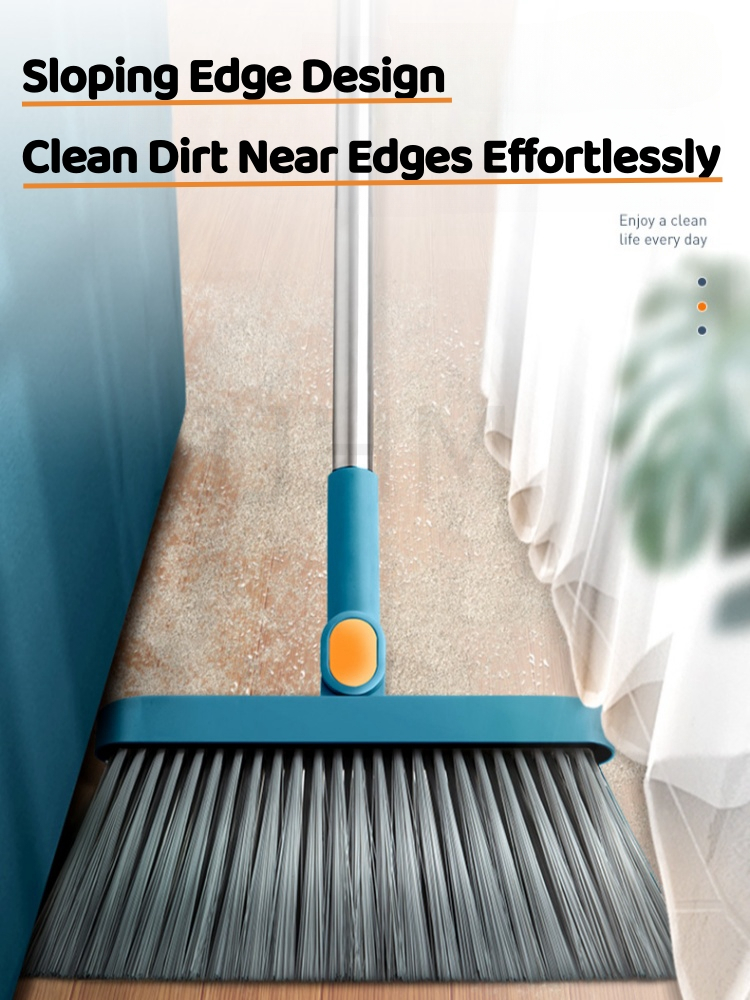 Broom Hair Removal Comb, Broom Cleaning Tool With Handle And Hanging Hole Blue For Broom Bristles And Bedroom And Bathroom Drains - View #10