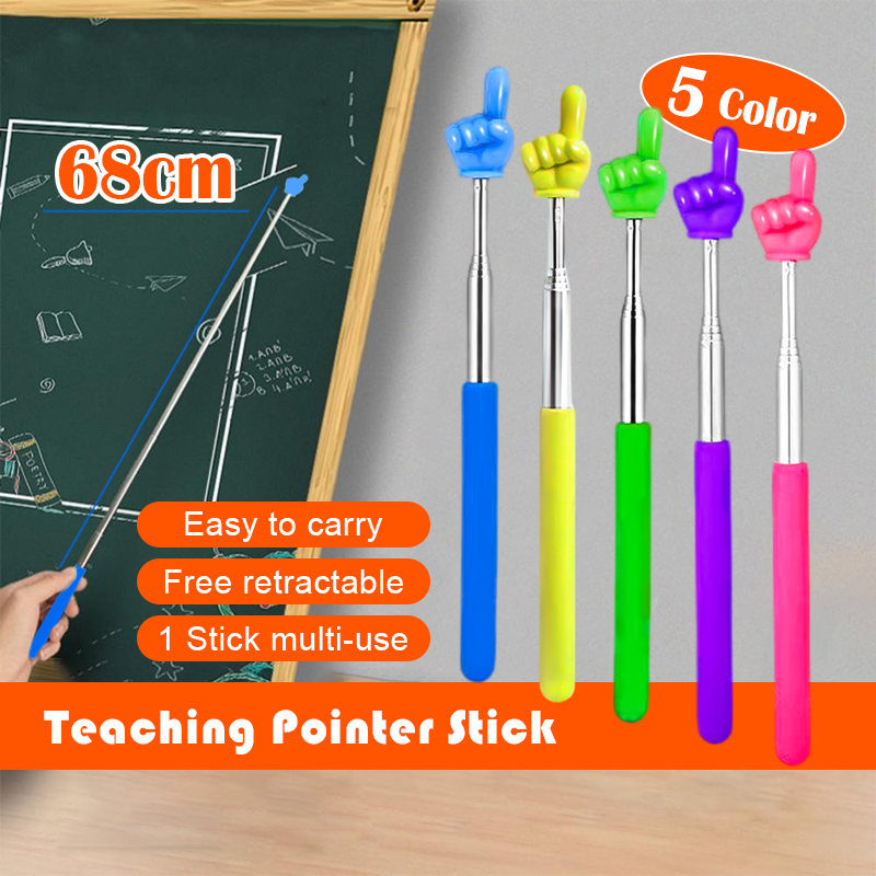 【SG Seller】Teachers Pointer Rod Retractable Teaching Pointer Reading ...