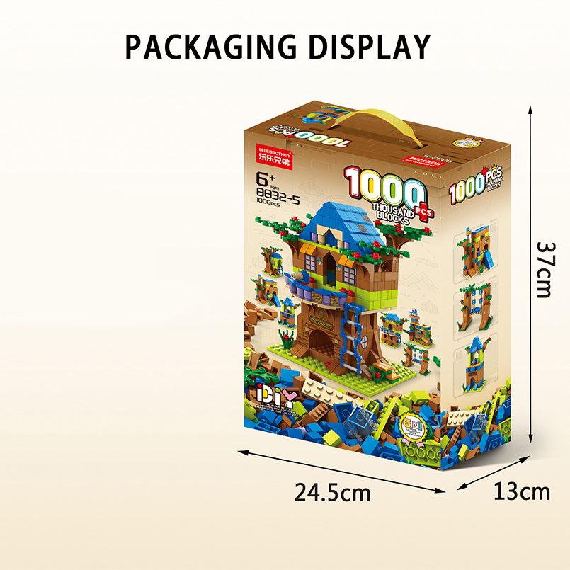 Kids 1000 Pcs Building Blocks Tree House | Shopee Singapore