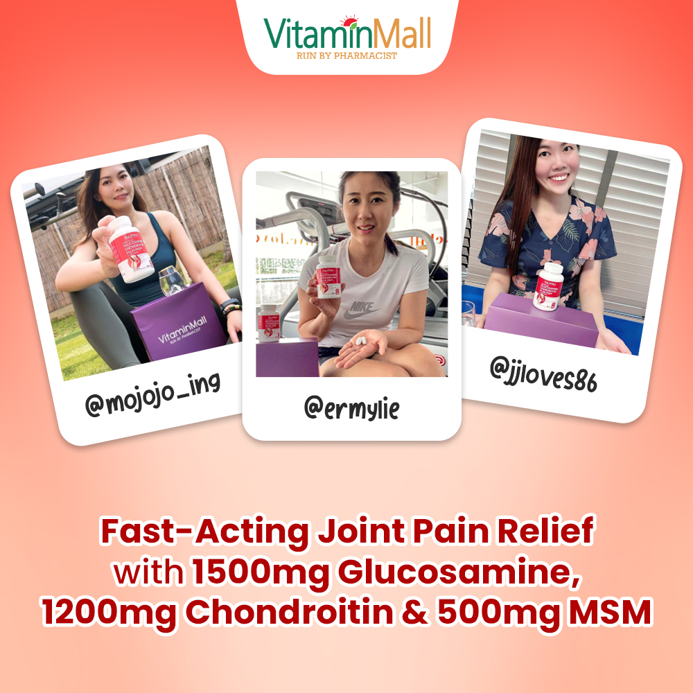 [TRIPLE PACK 3 x 60s] NB Glucosamine Chondroitin MSM Knee Supplement