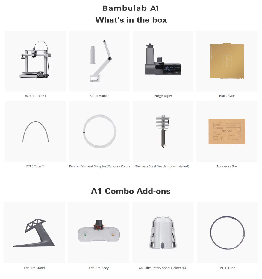 Bambu Lab A1 / A1 Combo 3D Printer - Bambulab | Shopee Singapore