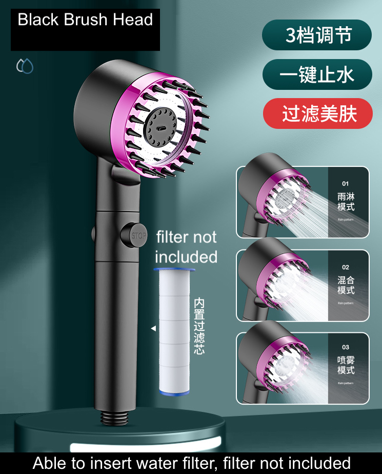 Easyhome.sg Shower Head Different Modes High Pressure Handheld Nozzle ...