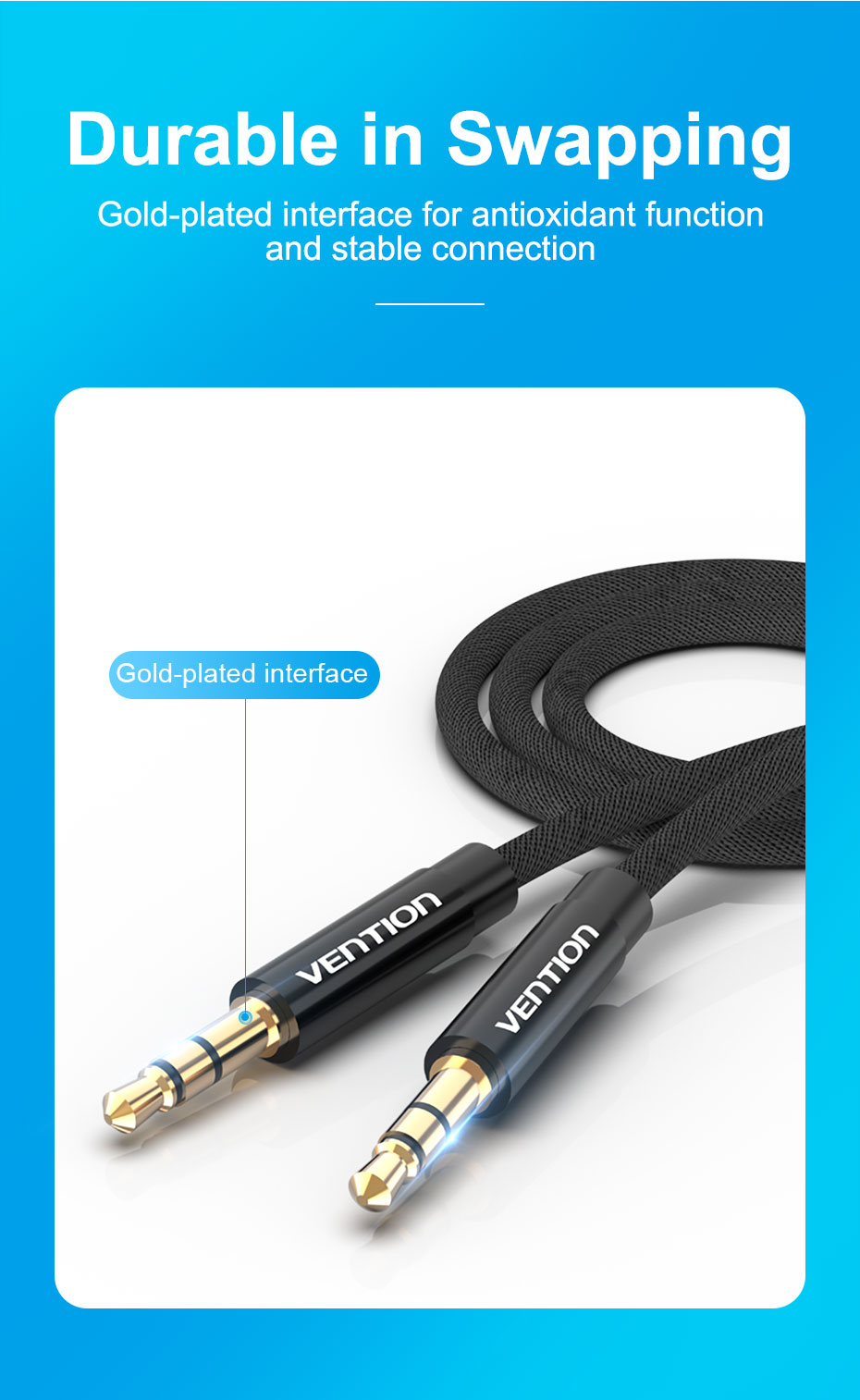 Cable De Audio Estéreo Watio Wave 3.5mm - 2 Metros, Conectores Angulados, Ideal Para Conectar Dispositivos