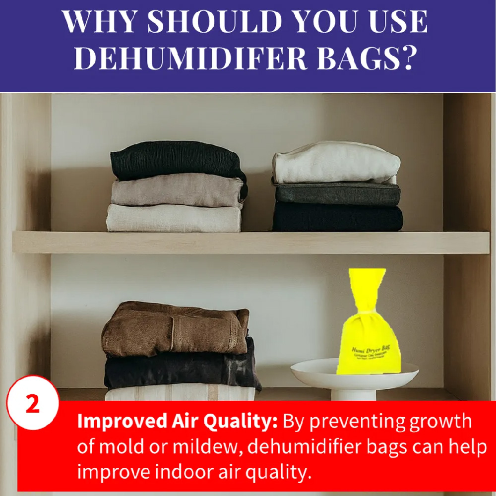 Dehumidifier Bag 500g Bag Moisture Absorber, Dehumidifier, Closet Bag ...