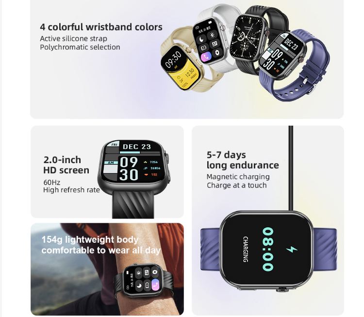 AWEI H32 Smartwatch inch HD Touch Screen IP67 Waterproof Watch