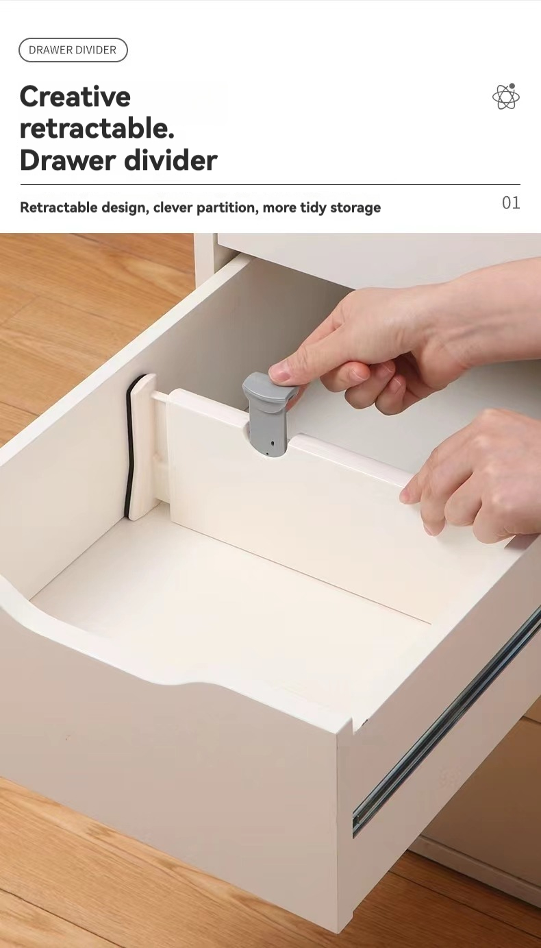 Adjustable Drawer Divider Extendable Partition for Clothes Wardrobe ...