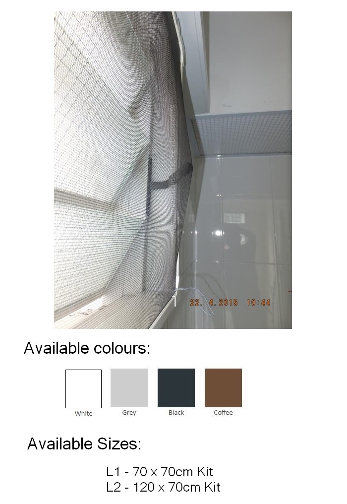 DIY Magnetic Mosquito / Insect Screen Kit With A5 (50mm) PVC Tube For ...