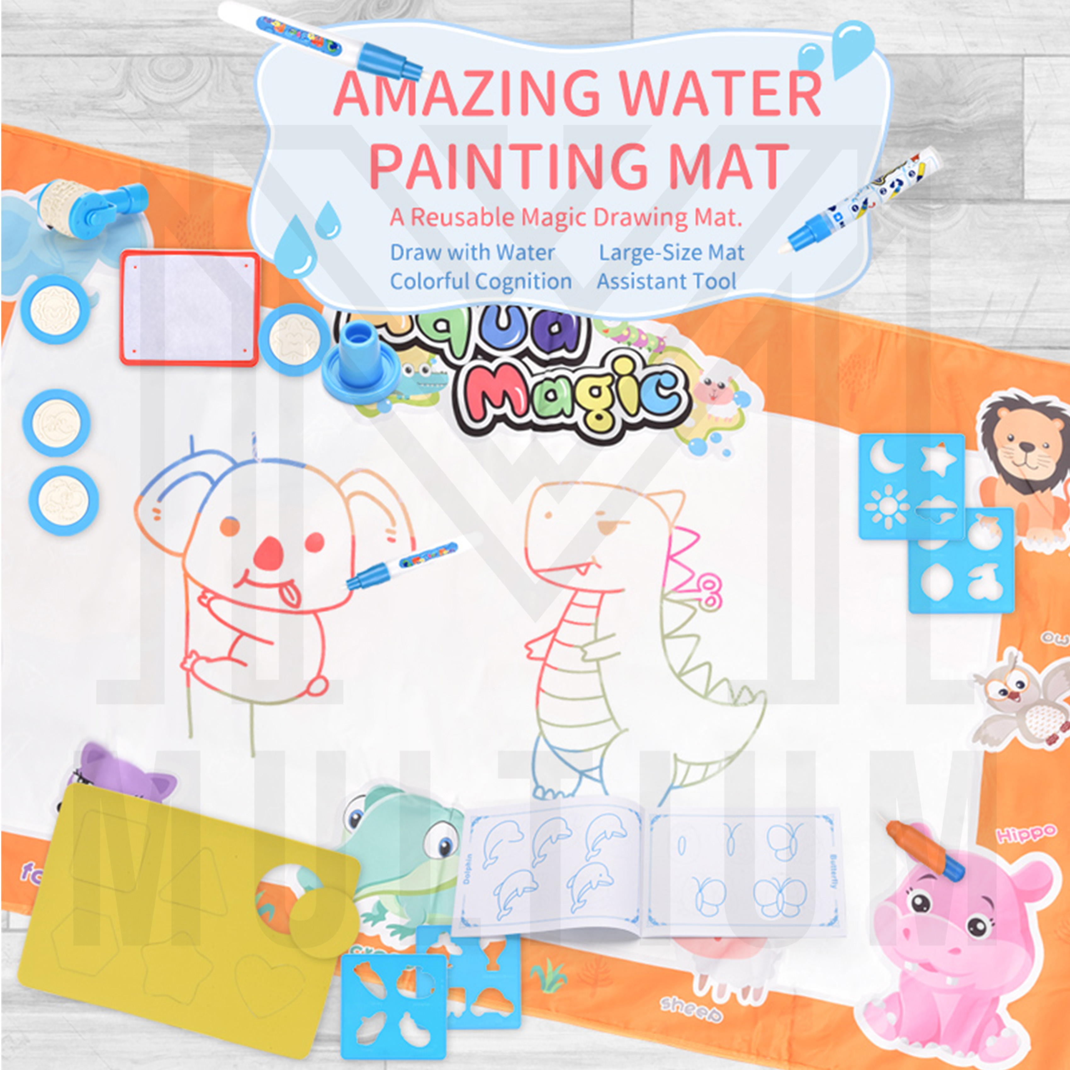 90005 Kid Water Doodles Drawing Mat drawing mat Kid Colouring mat Kid ...