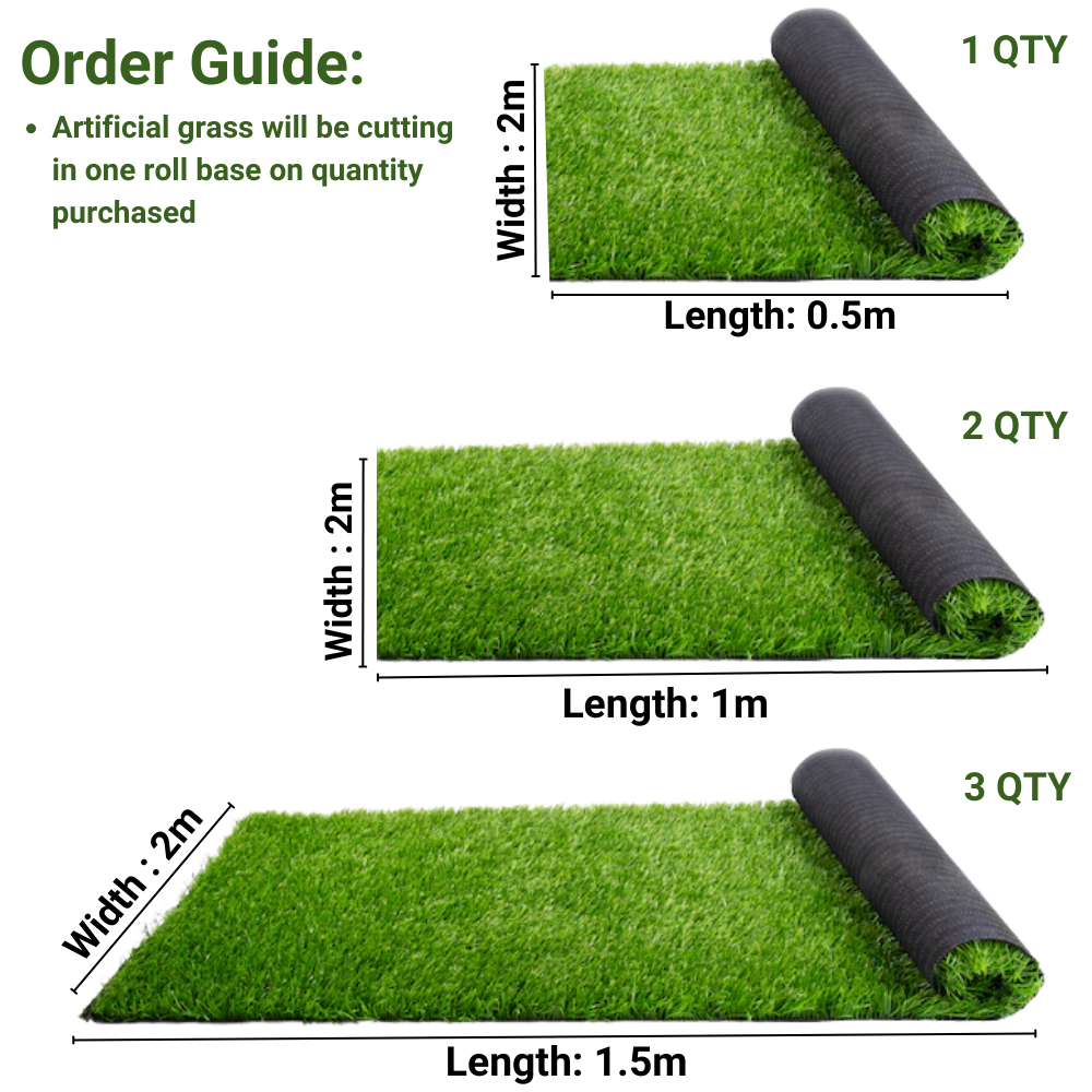 [SG SELLER] Non-Toxic Artificial Grass Carpet Landscaping Artificial ...