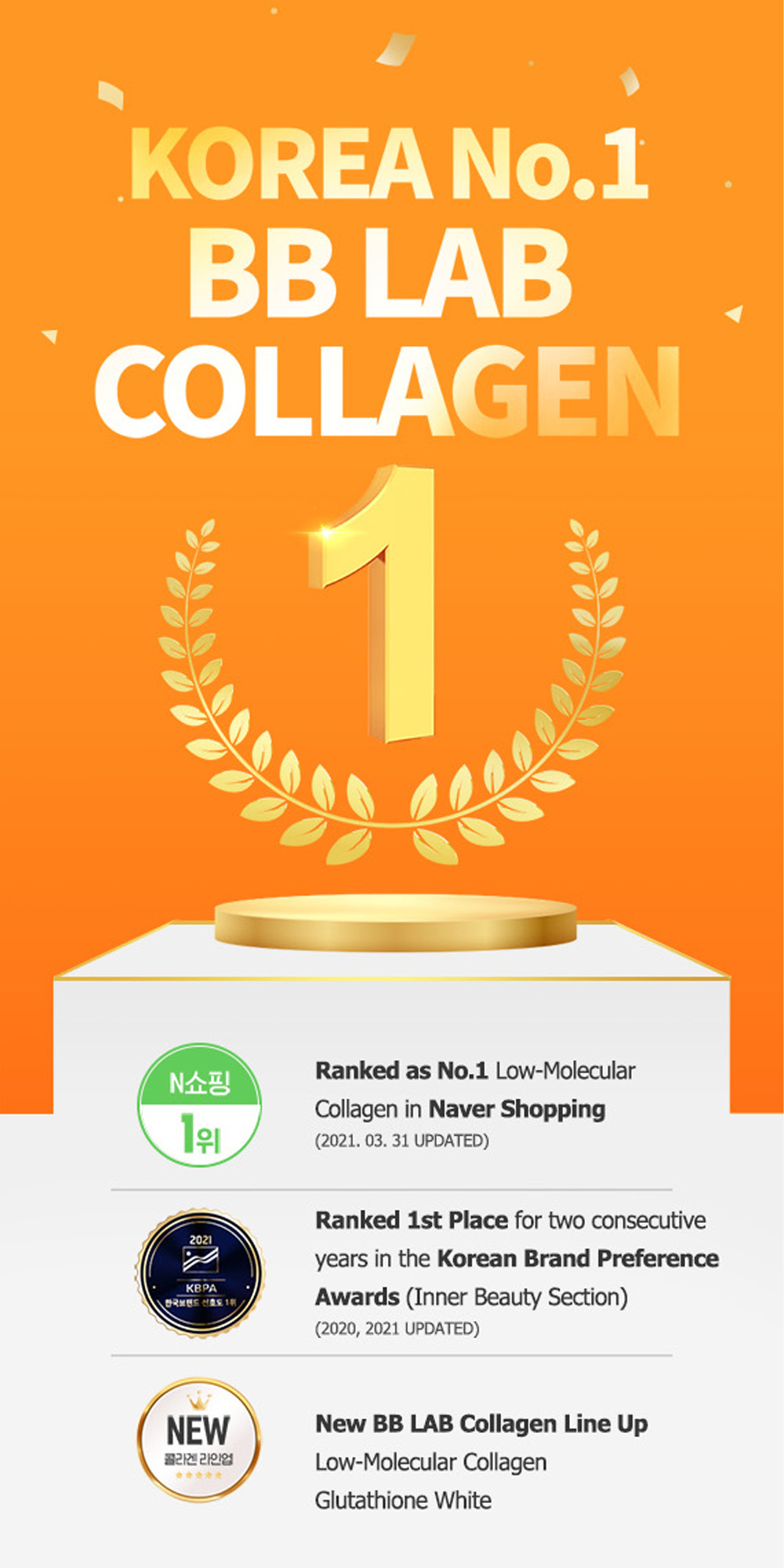 [JMIE's PICK 3] Nutrione BB LAB Low Molecular Collagen Glutathione ...