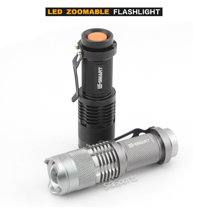 Mini LED Flashlight with Free Batteries Ultra Bright 3 modes Torchlight ...