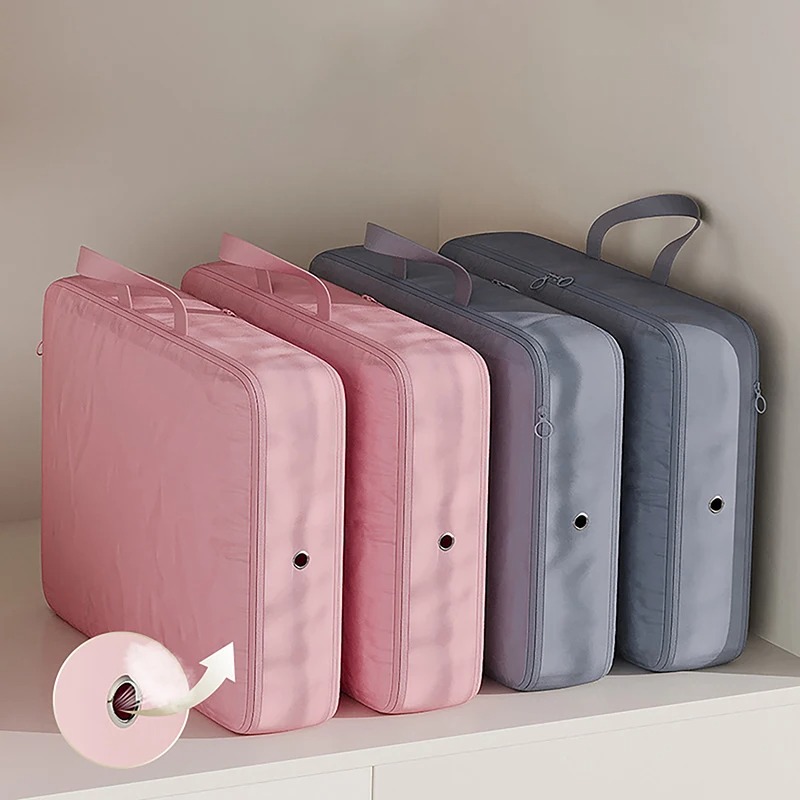 4PCS Set Travel Clothes Compression Packing Cube Drawer Wardrobe Bag ...