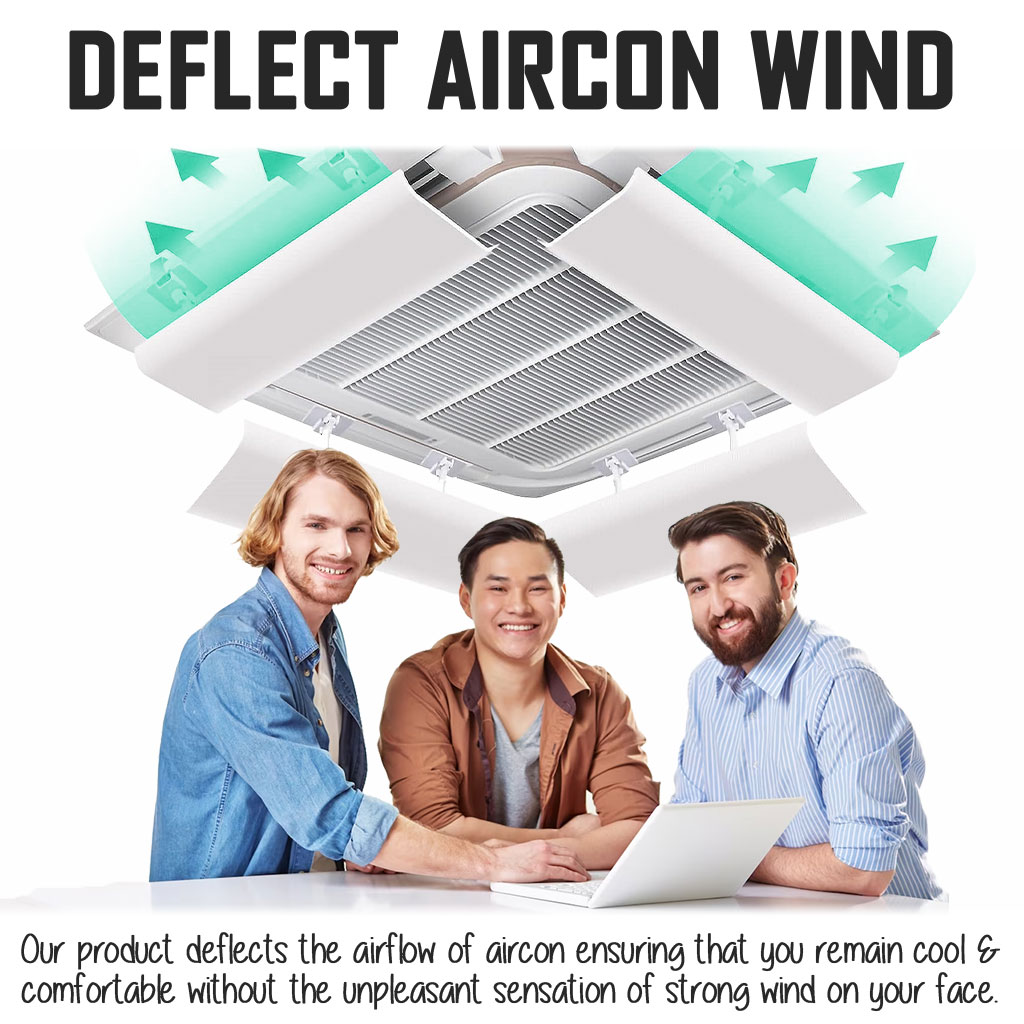 SG Central Aircon Cassette Wind Deflector Ceiling Air Conditioner Unit