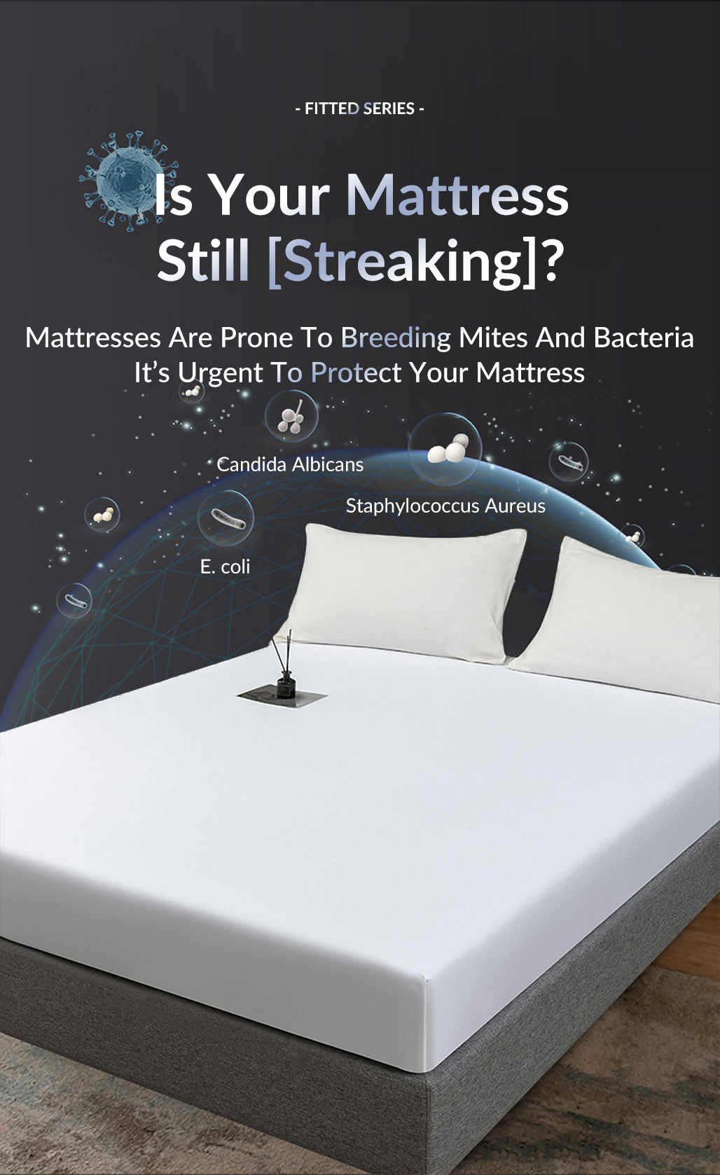 WEICH 100% Waterproof Bedsheet Mattress Protector & Pillow Protector ...