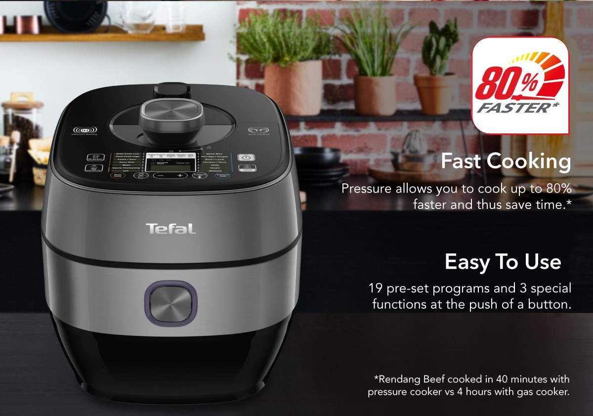 Tefal pressure cooker induction sale