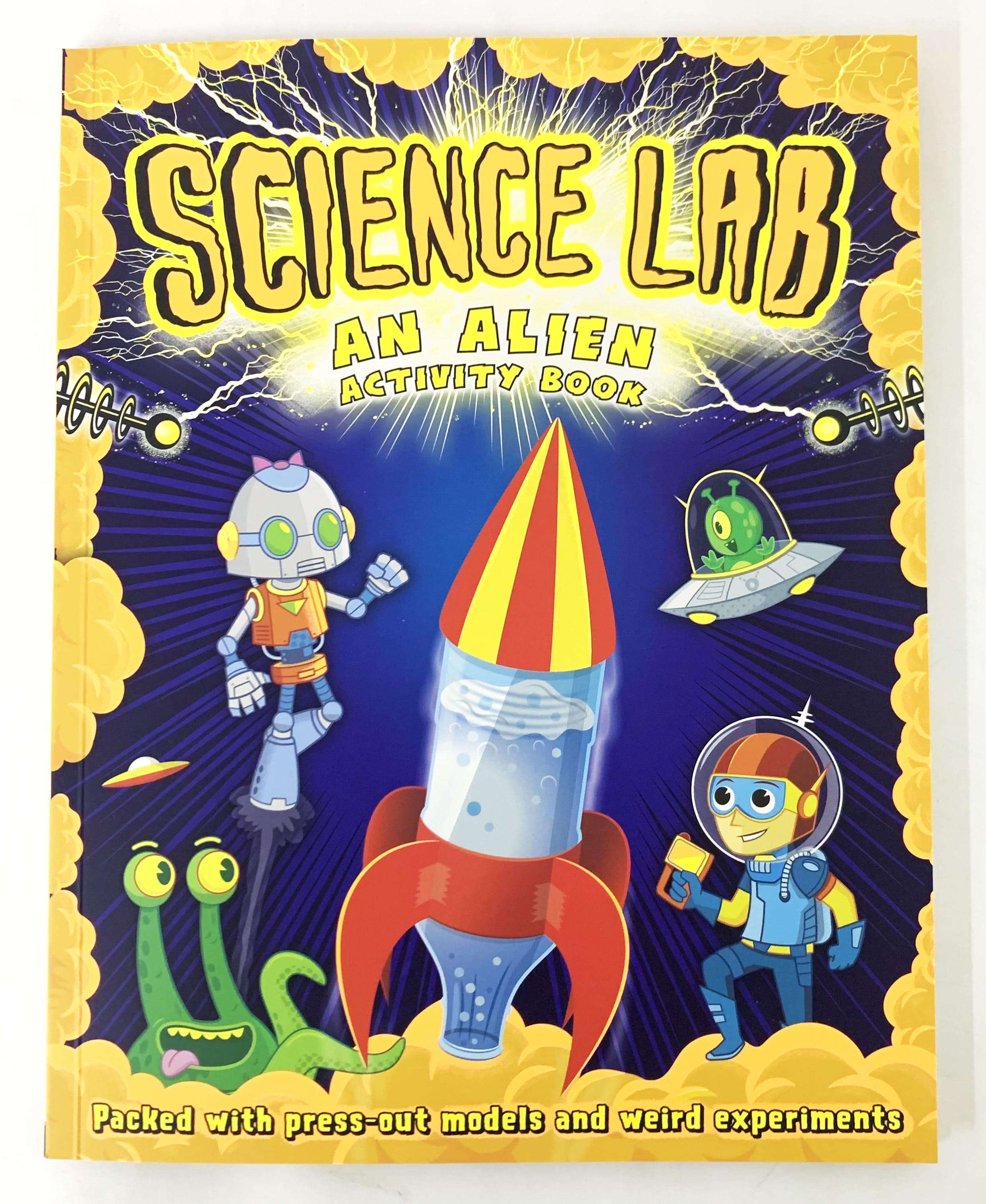 Science Lab Activity Sticker Book with Stickers & Press Outs For Kids ...