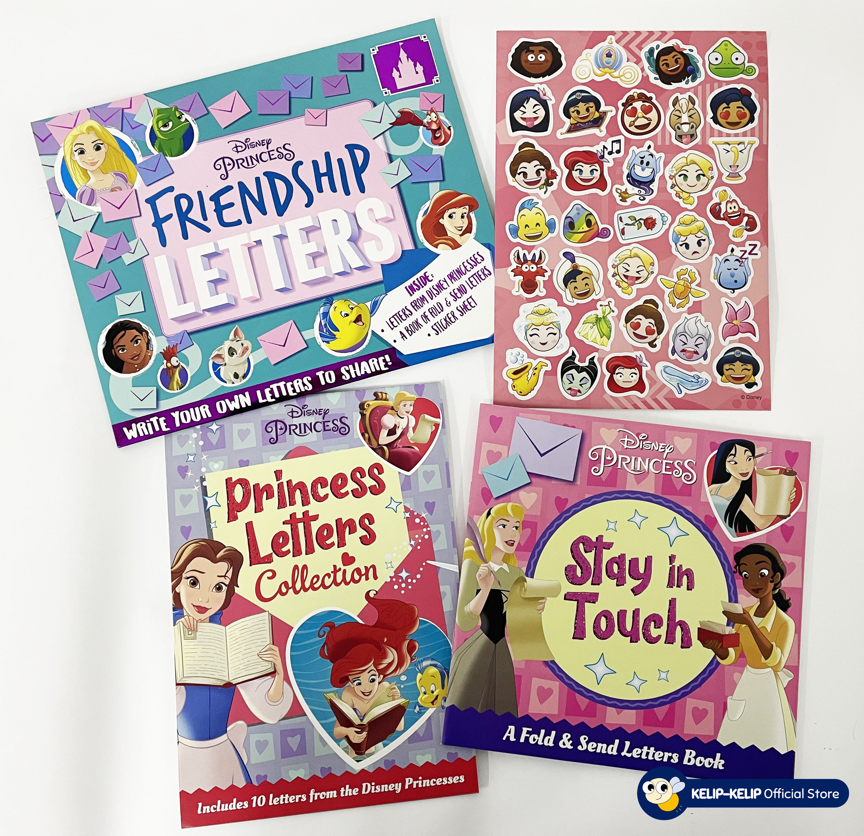 Disney Princess Friendship Book With Letter Set From Princesses ...