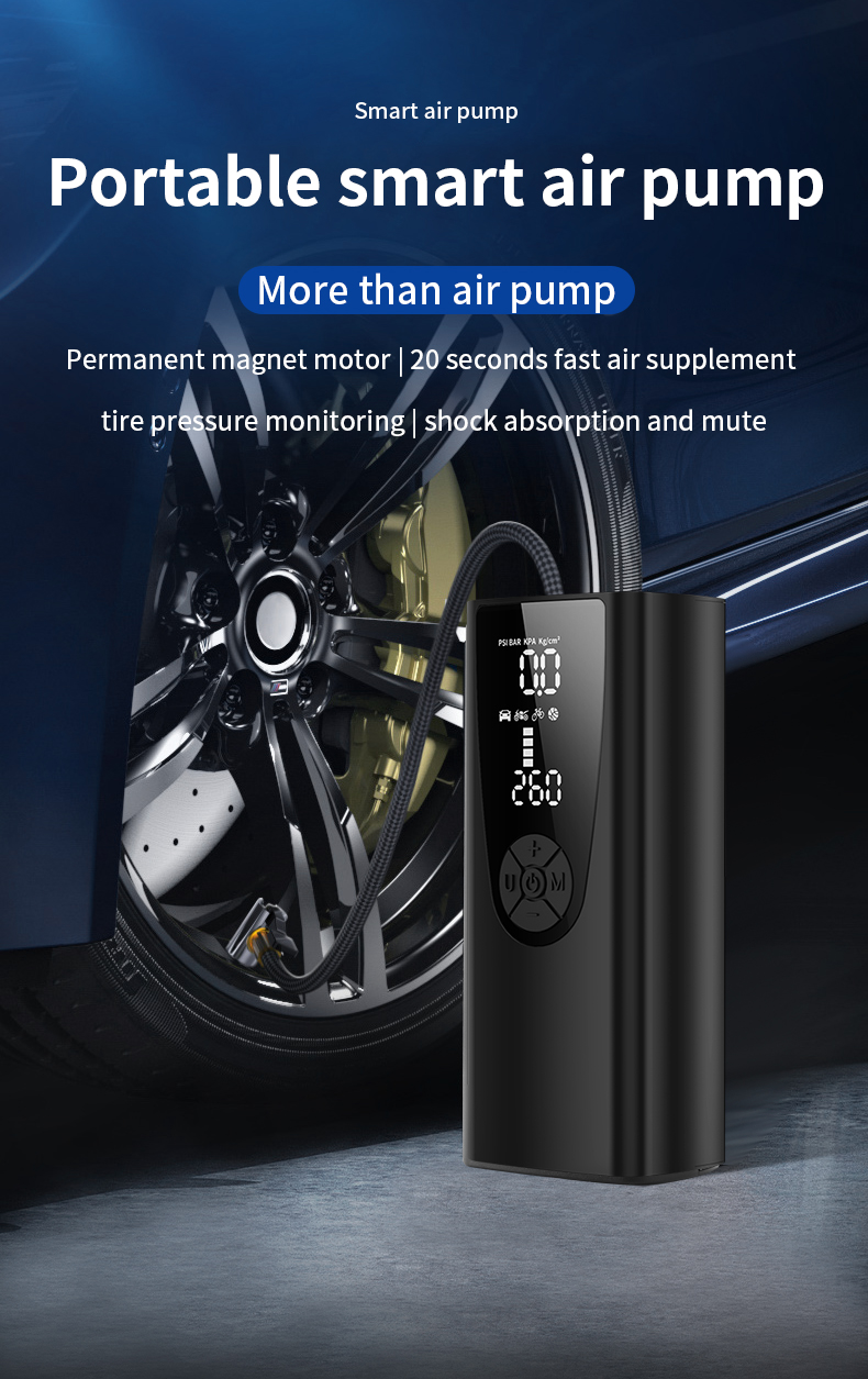 [ SG Ready Stock] 10000mAh Electric Air Compressor Inflator Car Or ...