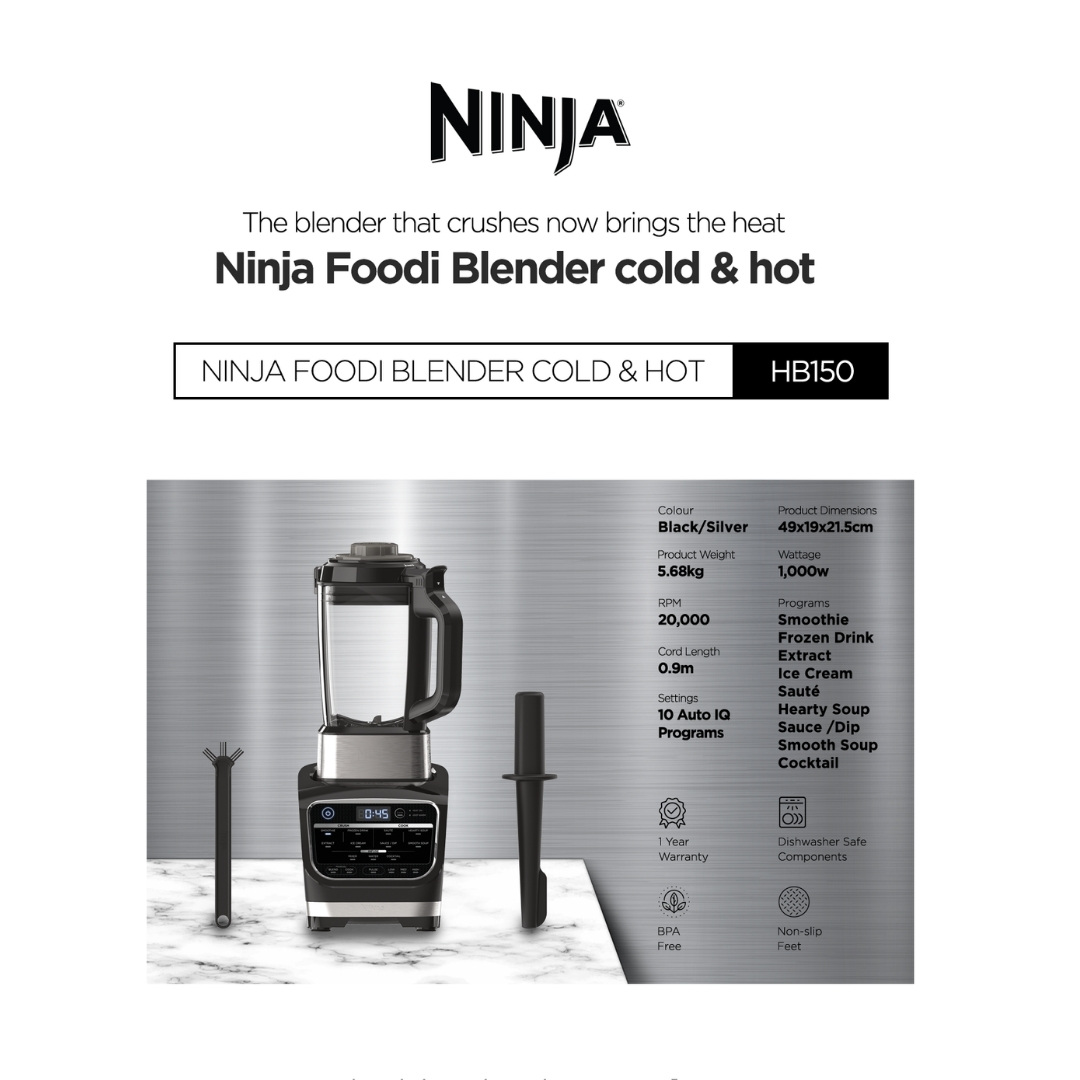 Ninja Foodi Blender Cold & Hot (HB150) – Shark Ninja Singapore