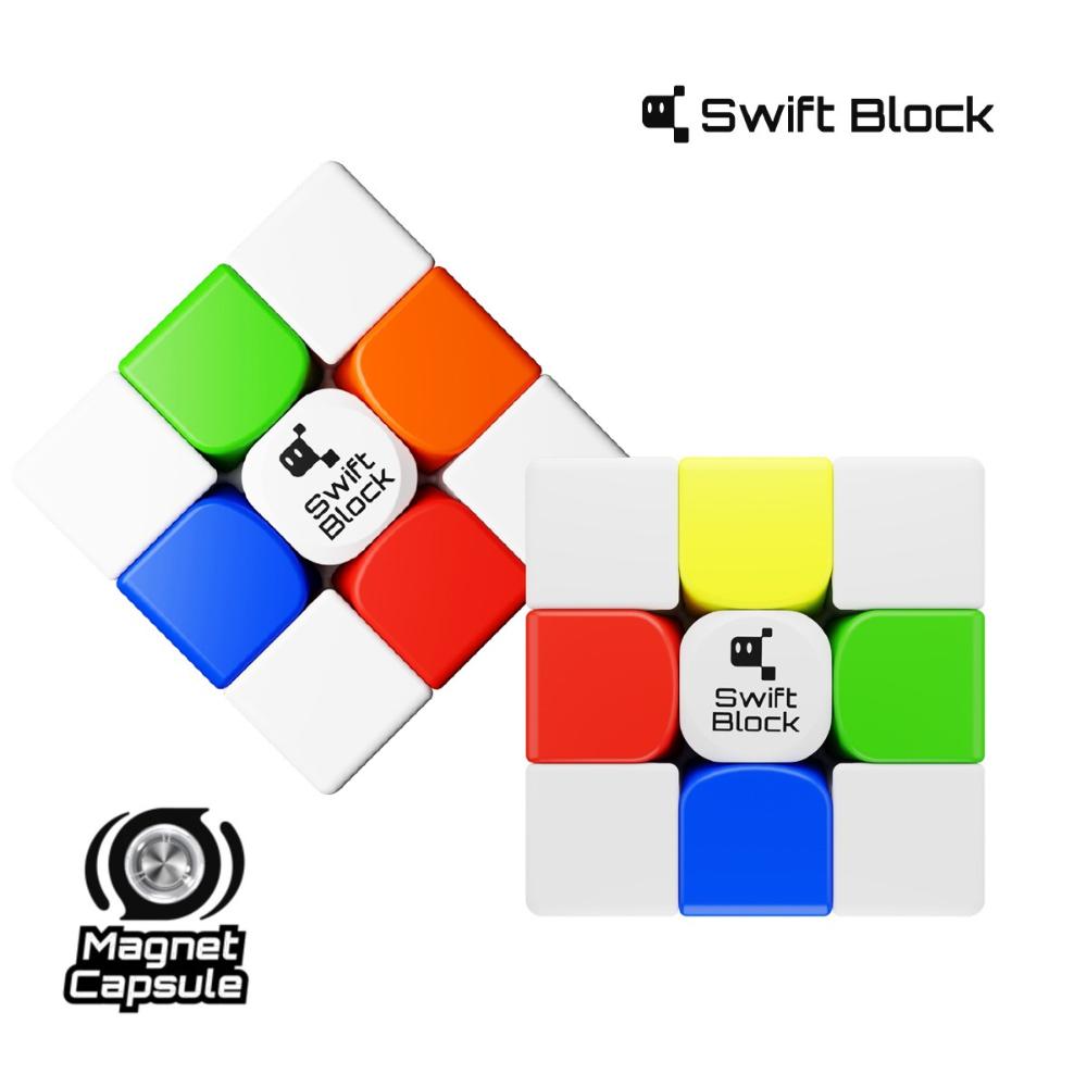 Swift Block 355S Magnetic 3x3 GAN Smooth Cube Educational Cube Puzzle ...