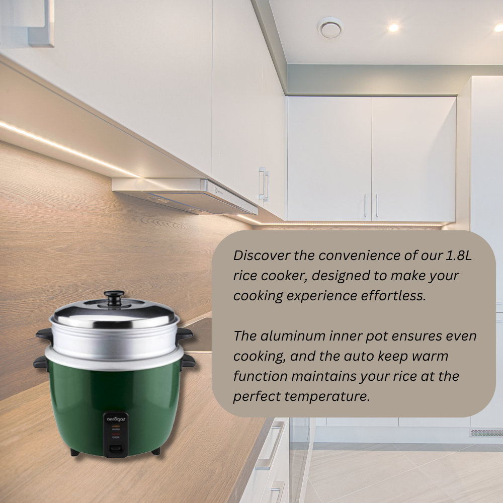 Aerogaz 1.8L Traditional Rice Cooker (4 to 6 Pax) AZ-118RC ETu | Shopee ...