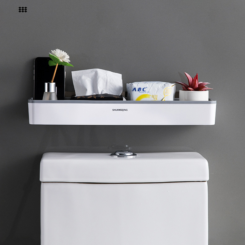 【SG Stock】No-Drilling Bathroom Shelf / Toilet Rack Shelf Toilet ...