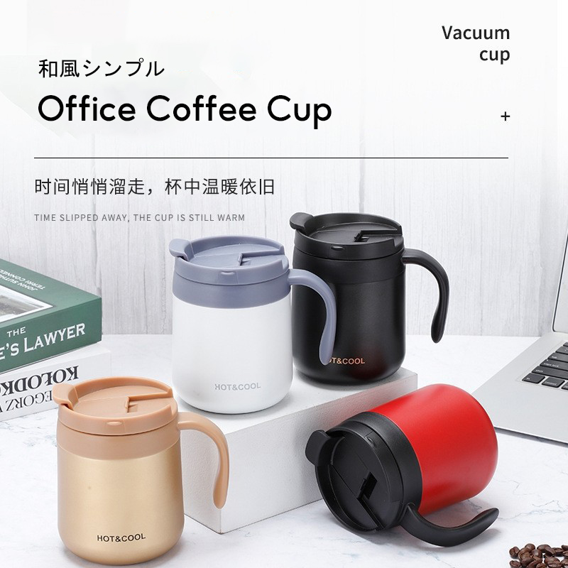 Stainless Steel Coffee Mug Water Tea Cups Vacuum Insulation Cup Thermal ...