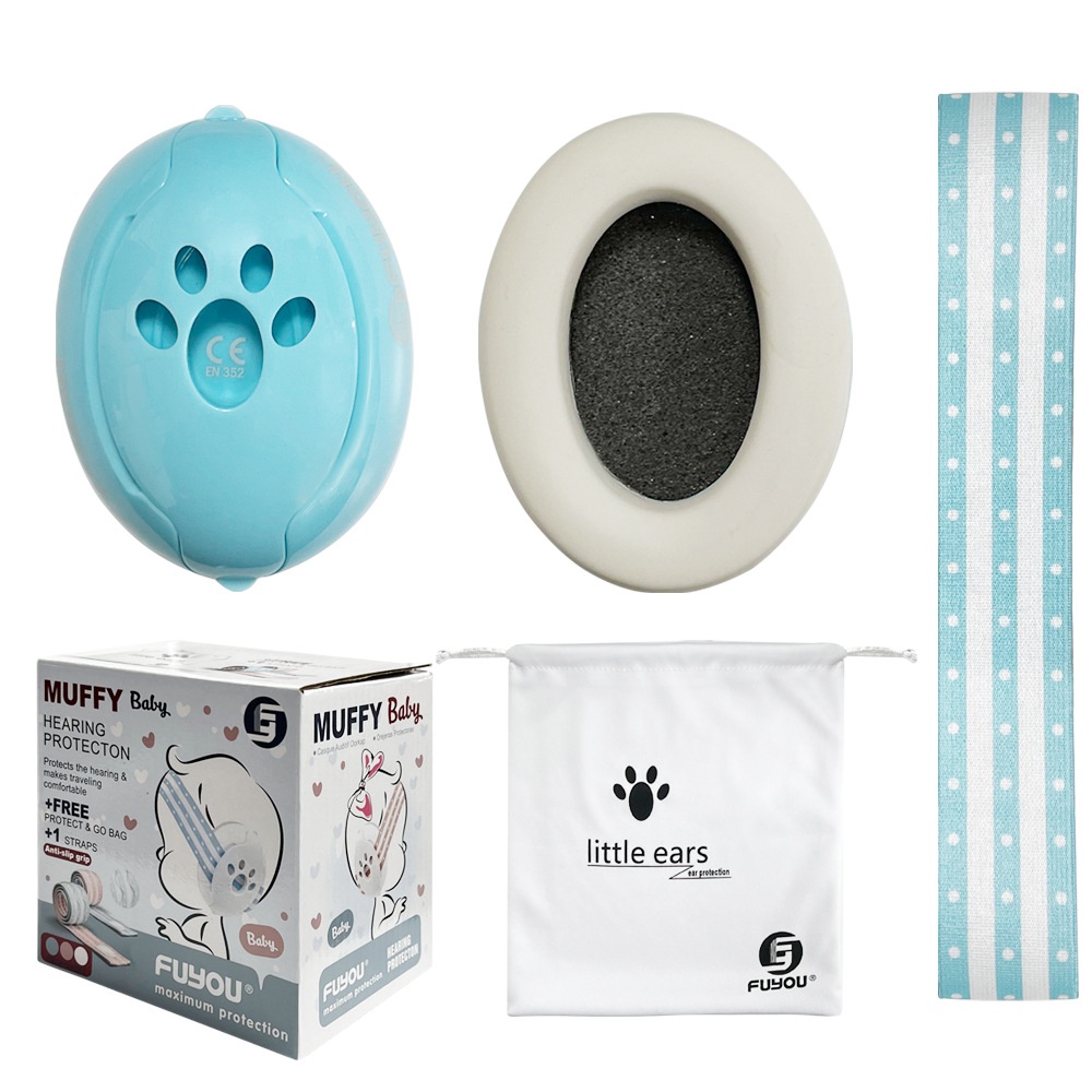 🇸🇬 [READY STOCK] Baby Sound Blocking Earmuffs Hearing Protection with ...