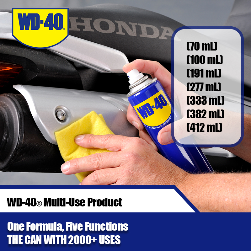 WD-40® Multi-Use Product Penetrant & Lubricant Spray Stain Remover WD40 ...