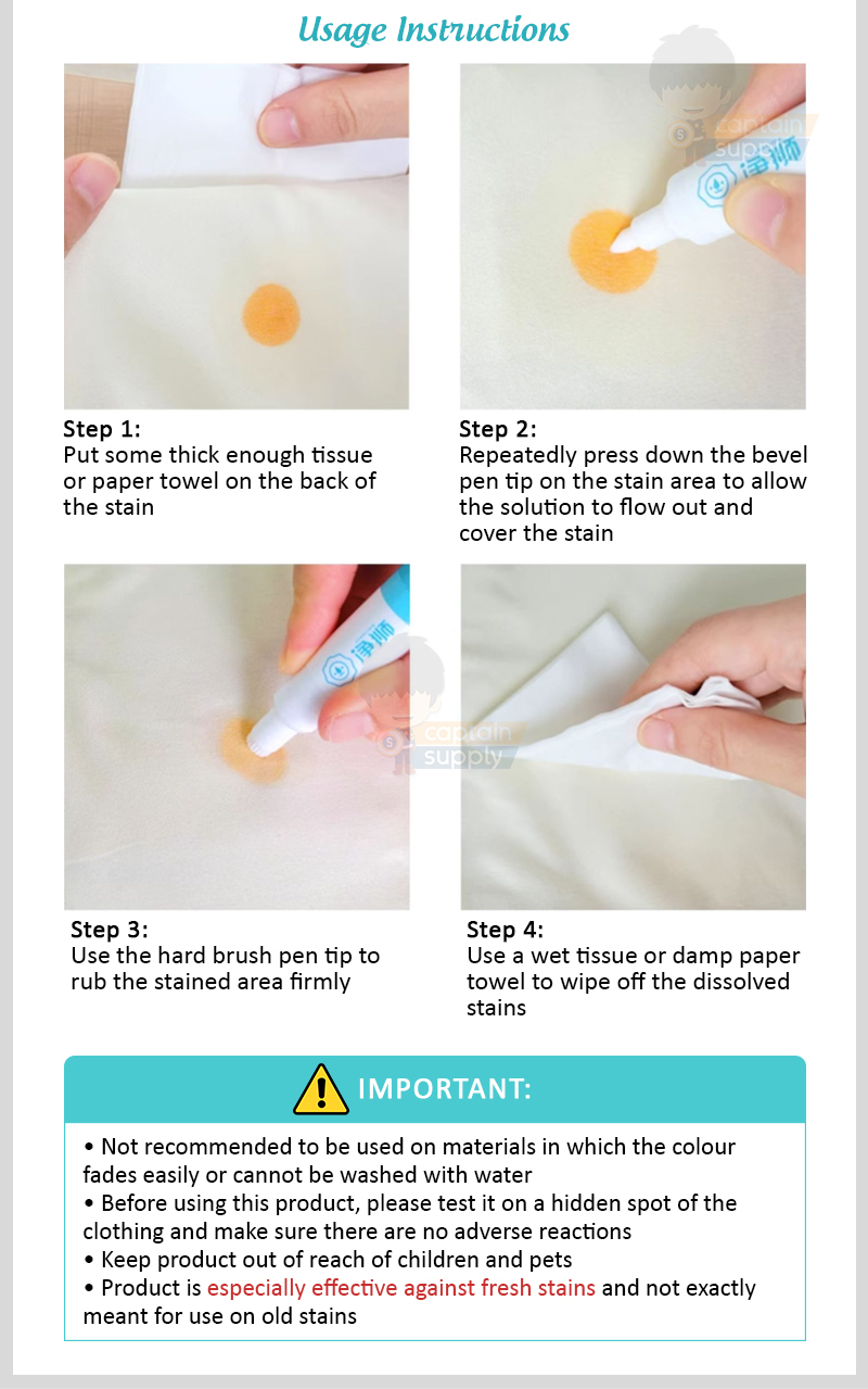 Stain Removal How To Get Pen Out Of Shorts Stain Cleaner Remove