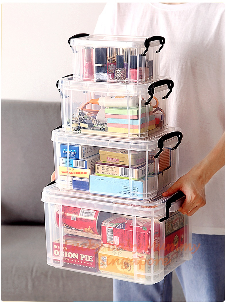 Transparent Multi-Use Mini Storage Box / Plastic Storage Container With ...