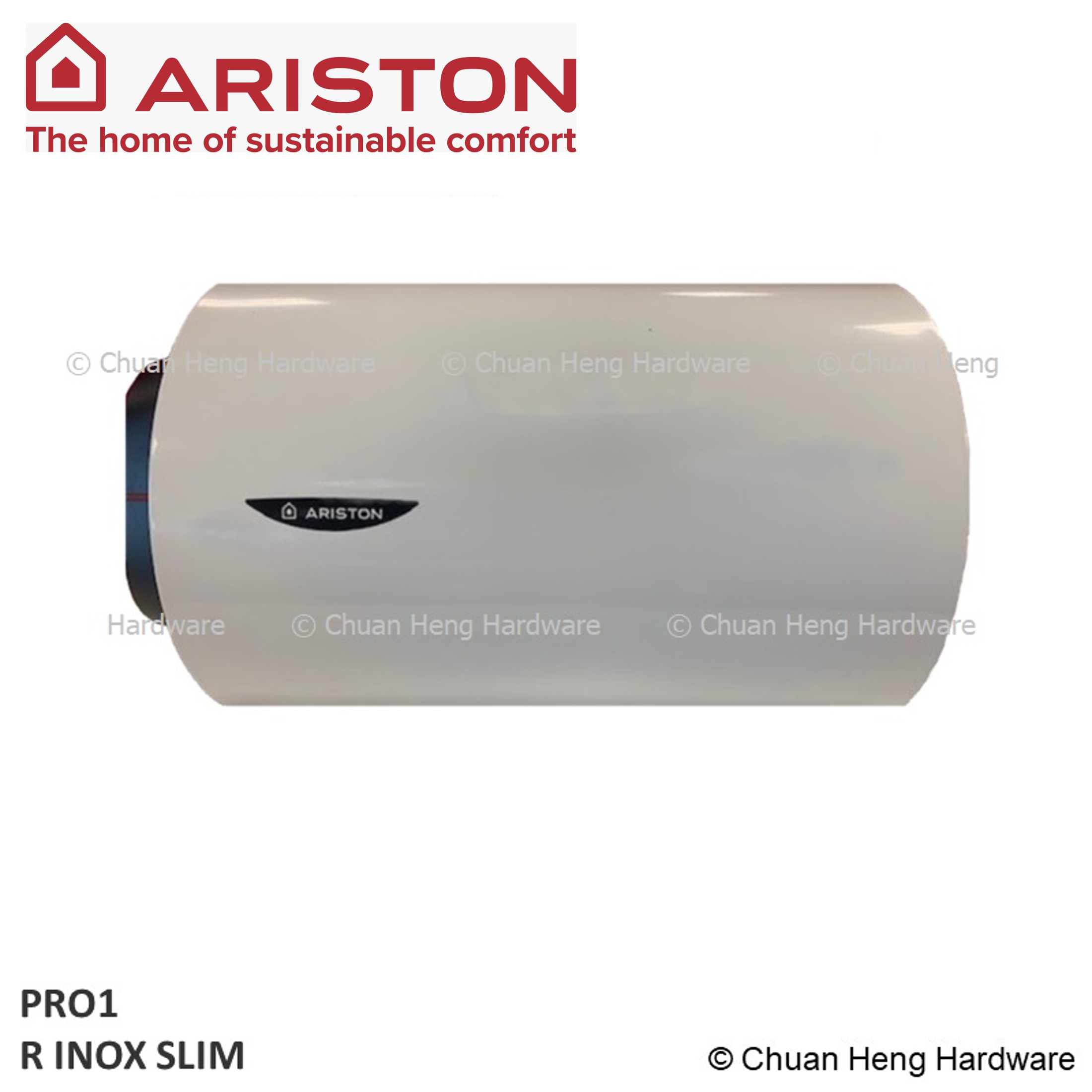 Ariston PRO1 R INOX Slim (Stainless Steel Tank) Storage Water Heater ...