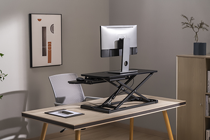 ULTi Desk Converter Riser, Standing Desk, Height Adjustable, Sit-Stand ...