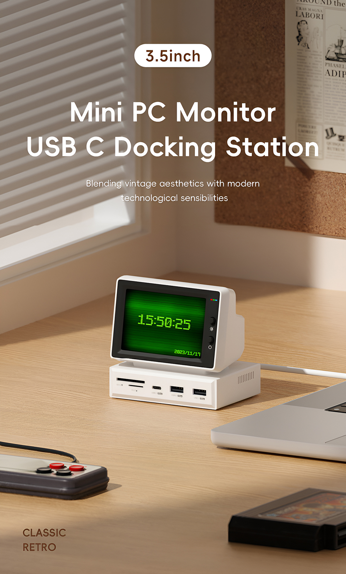 未開封　新品　HAGIBIS Mini Monitor X86 USB-C HAGIBIS Mini Monitor Secondary Screen USB-C Docking Station