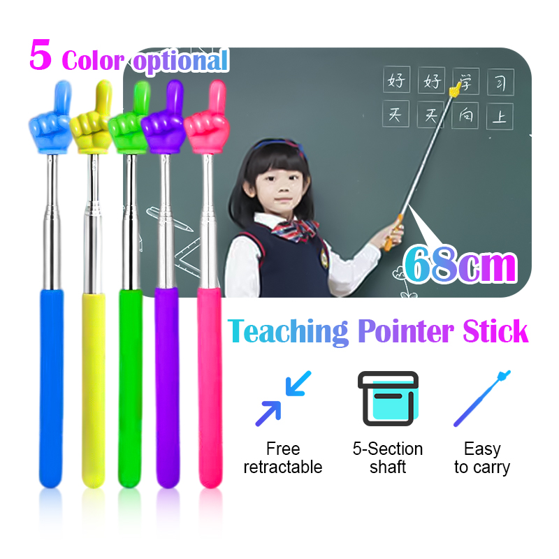 【SG Seller】Teachers Pointer Rod Retractable Teaching Pointer Reading ...